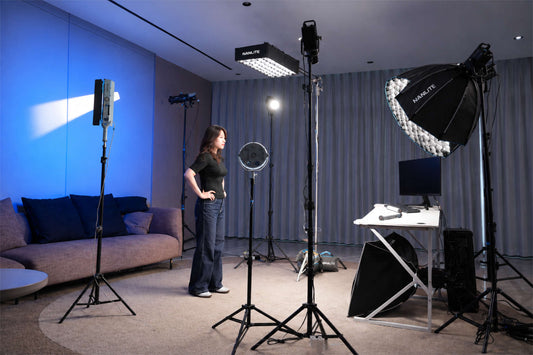 Nanlite TikTok LIVE Seated & Standing Stream Lighting Kit (11-Light Set)
