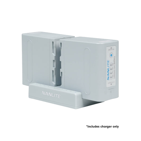 BT-CG-NPF-2 Dual-Slot NP-F Battery Charger, Mint Blue (Open Box)