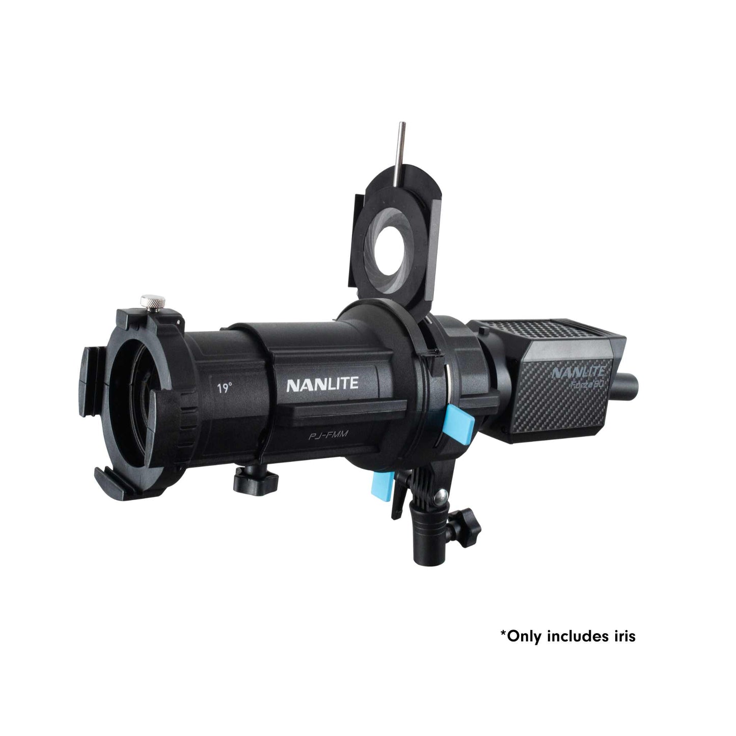 Adjustable Iris Diaphragm for the PJ-FMM and Bowens 25°-45° Projection Attachments