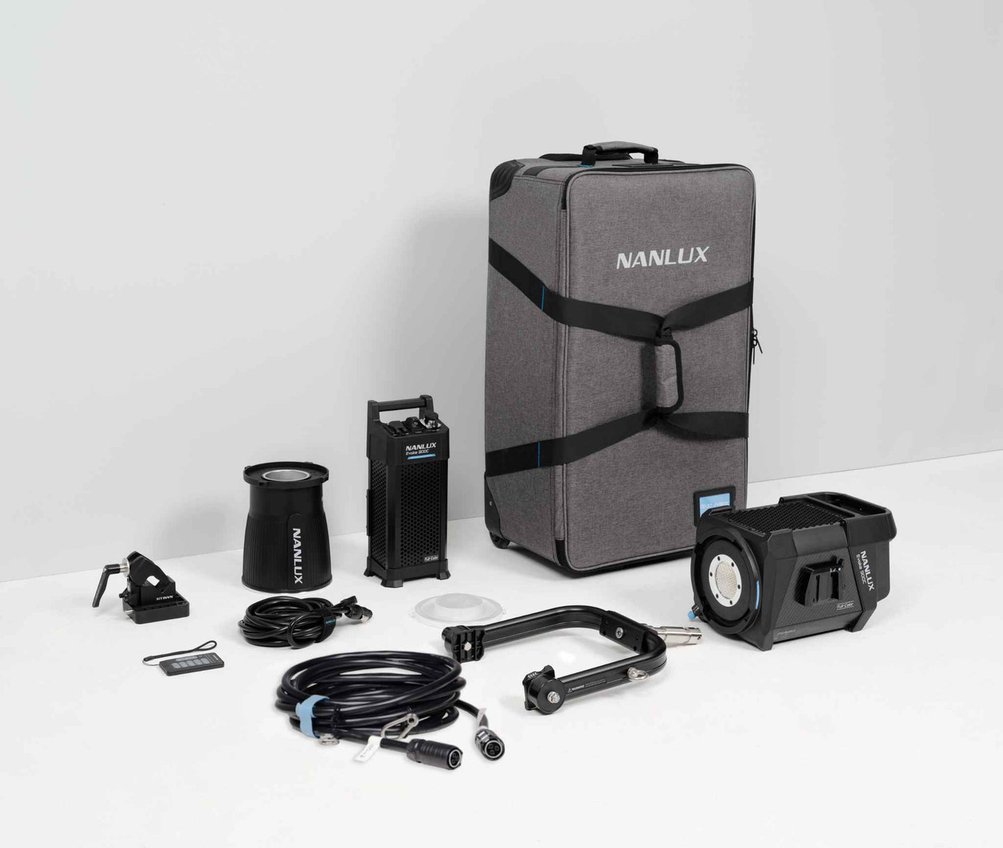 Nanlux Evoke 900C RGBLAC LED Color Spotlight with Rolling Padded Case (Open Box)
