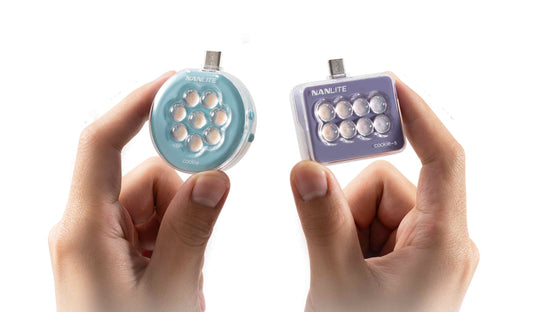 Nanlite cookie, the Ultimate Smartphone Light