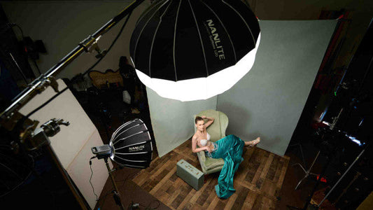 Using the Nanlite FS-300B and FC-500B for Continuous Light Portrait Photography