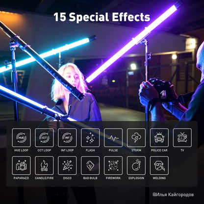 PavoTube II 30C 4-Foot RGBWW LED Tube Light（testing）