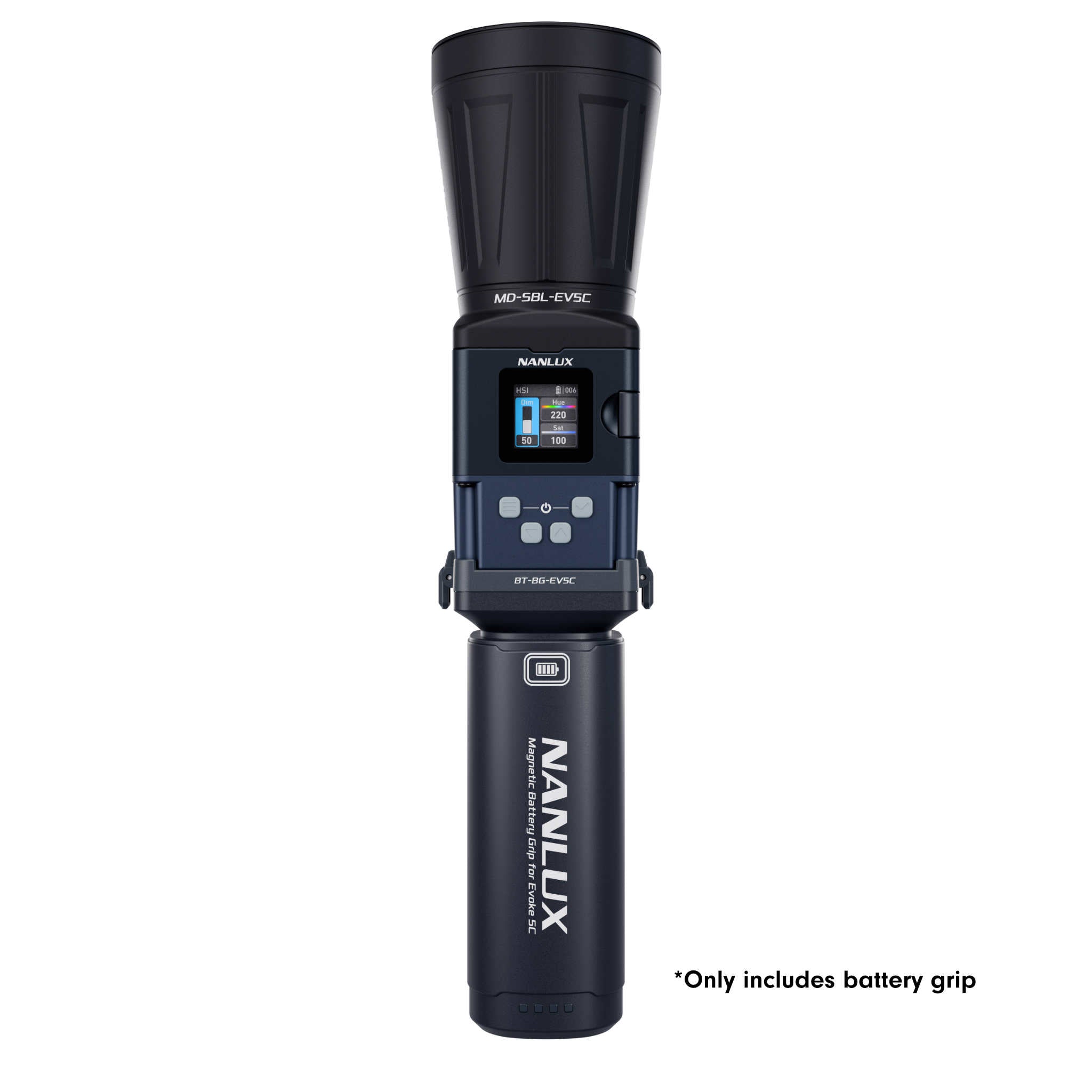 Magnetic Battery Grip for Evoke 5C BT-BG-EV5C | Nanlux – Nanlite