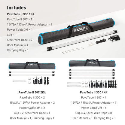 PavoTube II 30C 4-Foot RGBWW LED Tube Light（testing）