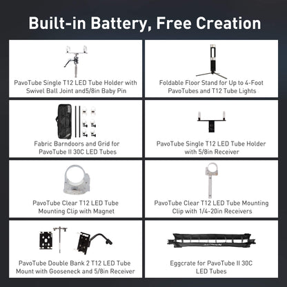 PavoTube II 30C 4-Foot RGBWW LED Tube Light（testing）