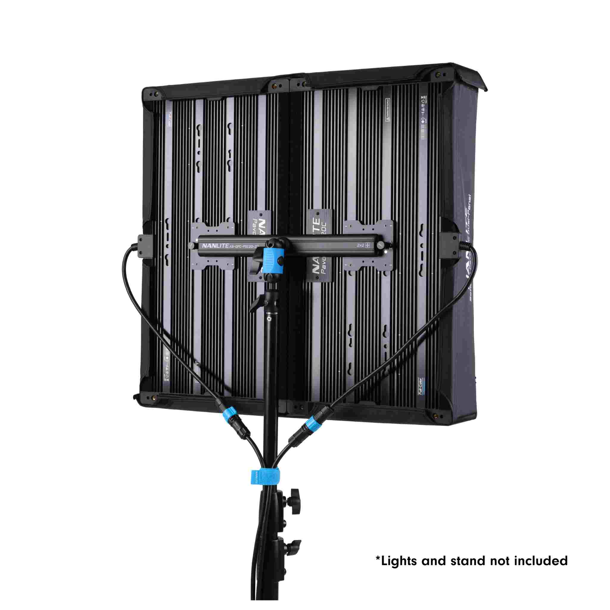 Dual-Panel Coupler & Softbox Kit for PavoSlim 120 | Nanlite
