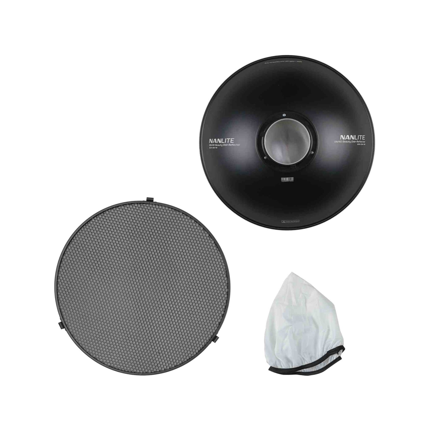 BM40 Beauty Dish Reflector Kit (15.9in)