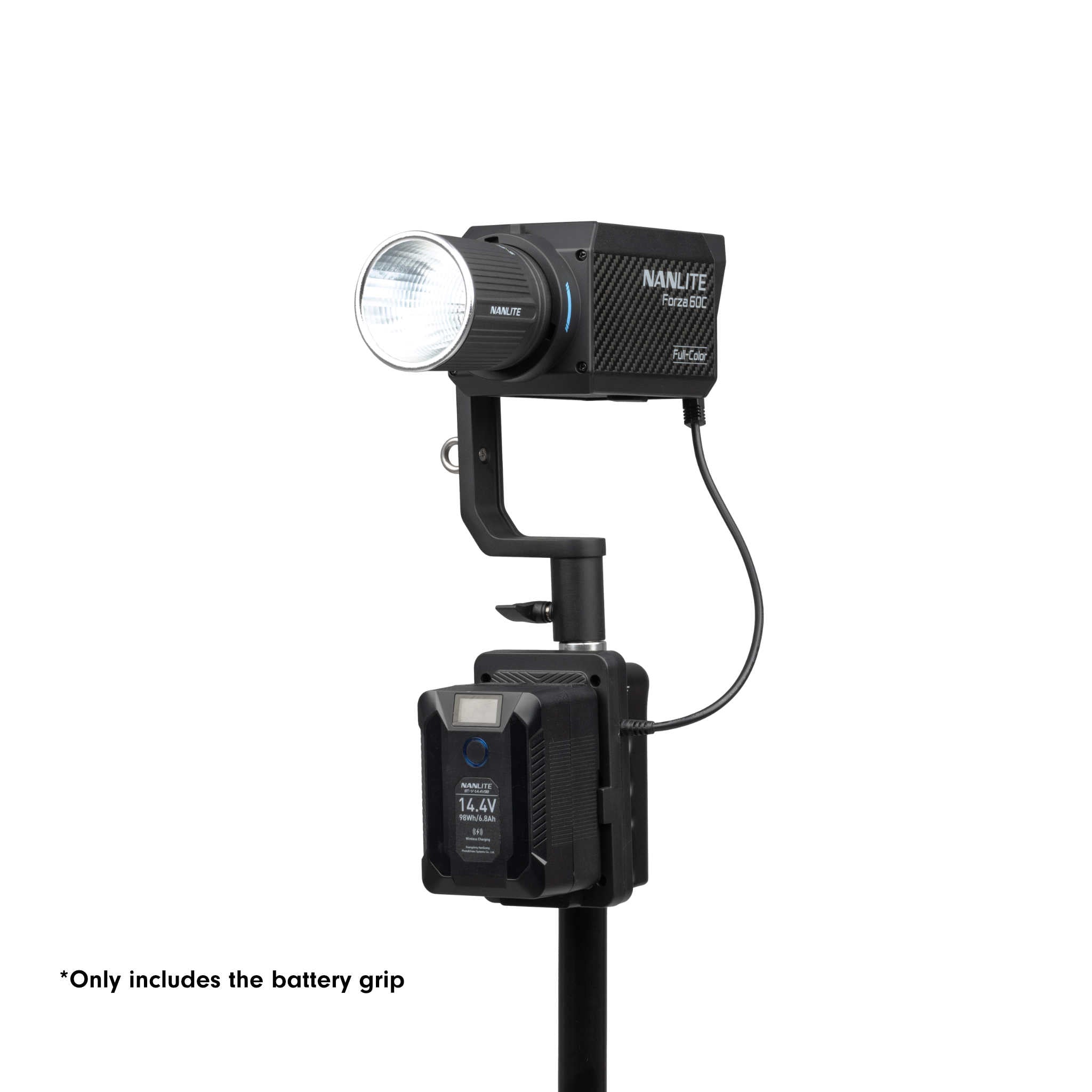 V-Mount Grip for Forza 60B II, 60 II, 60C & FC-60B | Nanlite