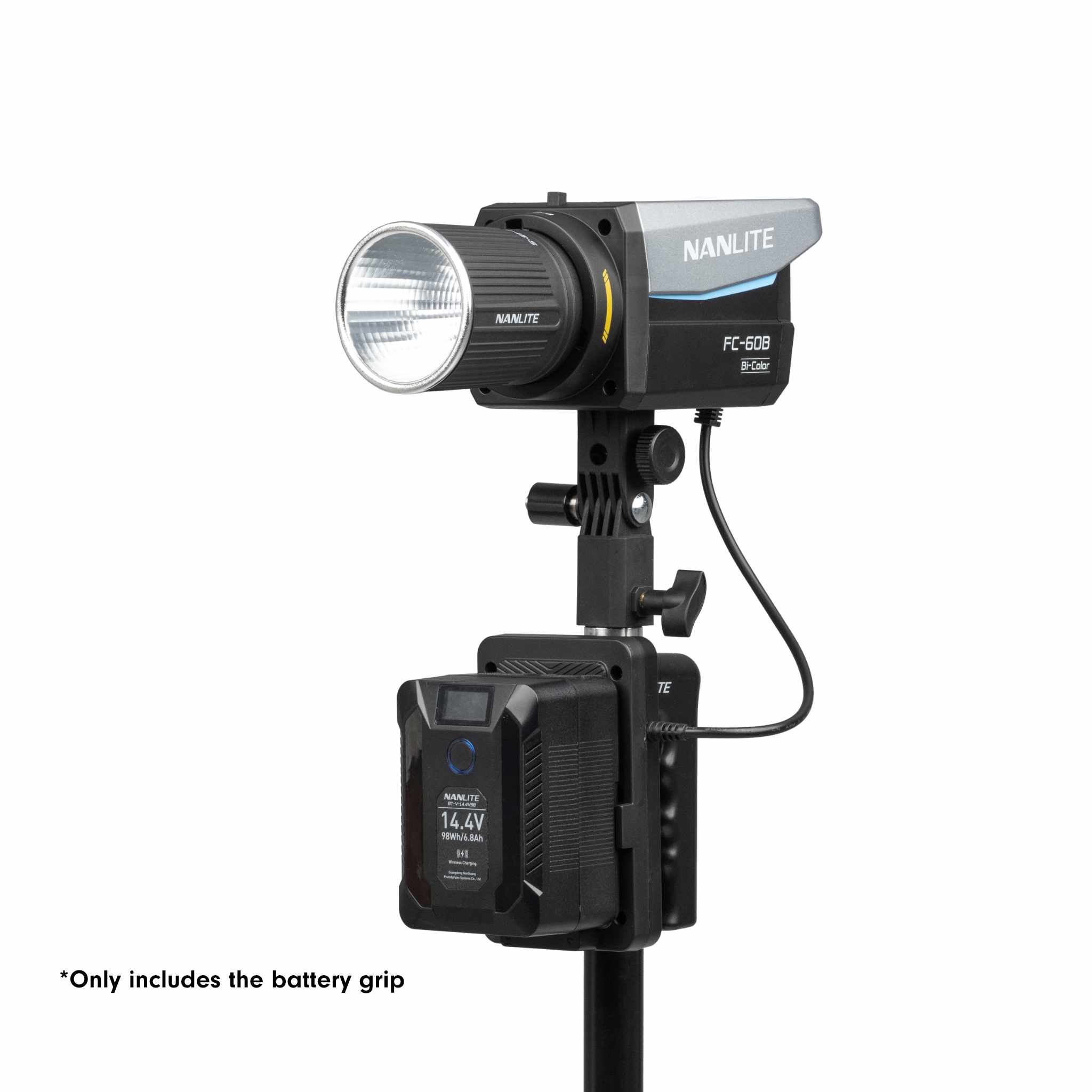 V-Mount Grip for Forza 60B II, 60 II, 60C & FC-60B | Nanlite