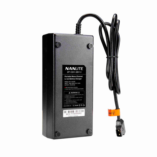 Single 26V V-Mount Battery Charger with D-Tap Output