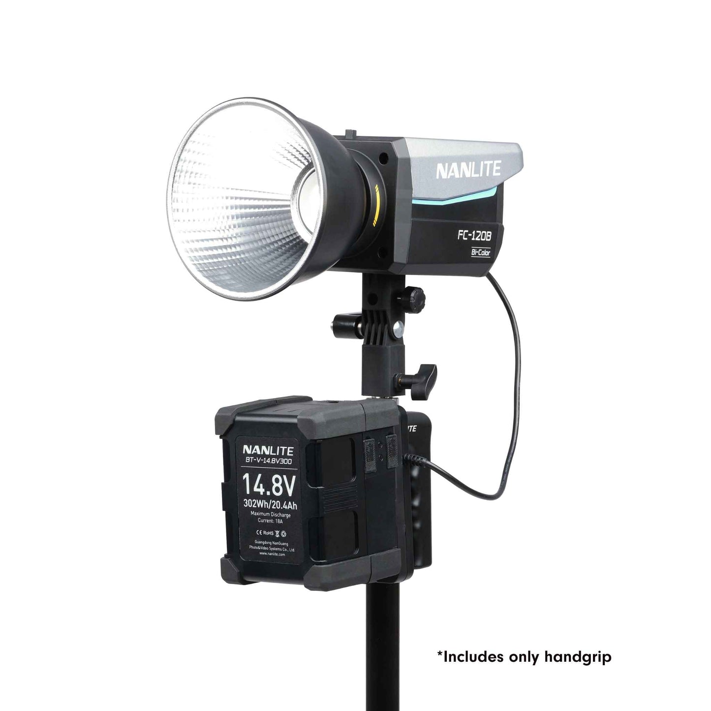 V-Mount Battery Grip for FC-120C, FC-120B, and Forza 60C