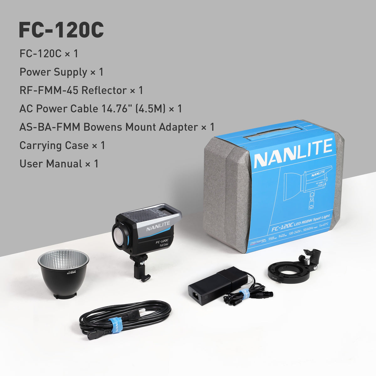 FC-120C LED Full-Color Spotlight（testing）