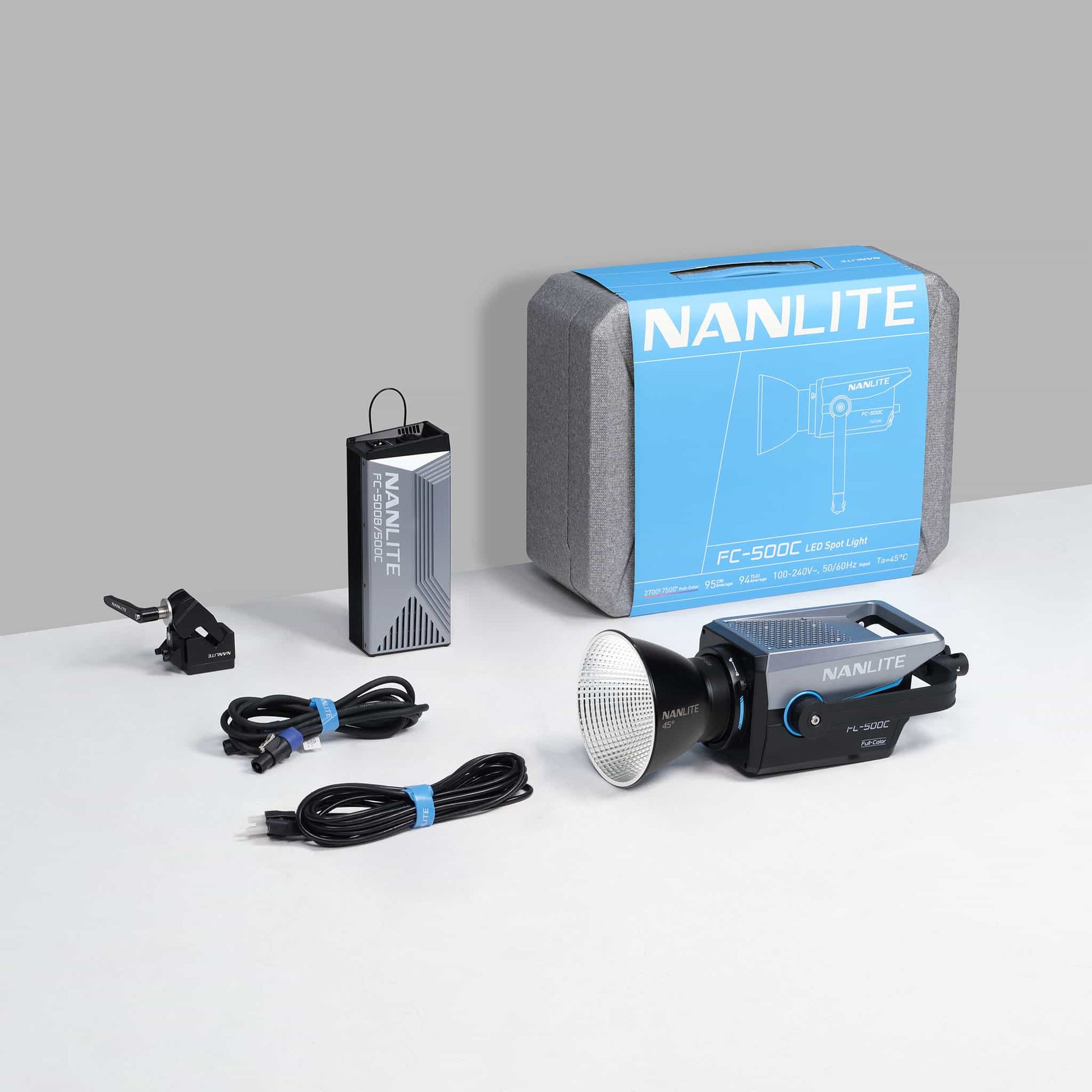 Nanlite FC-500C RGBW Color LED Spotlight - LED đổi màu FC500C Nanlite Nanlite FC-500C RGBW Color LED Spotlight - LED đổi màu FC500C Nanlite