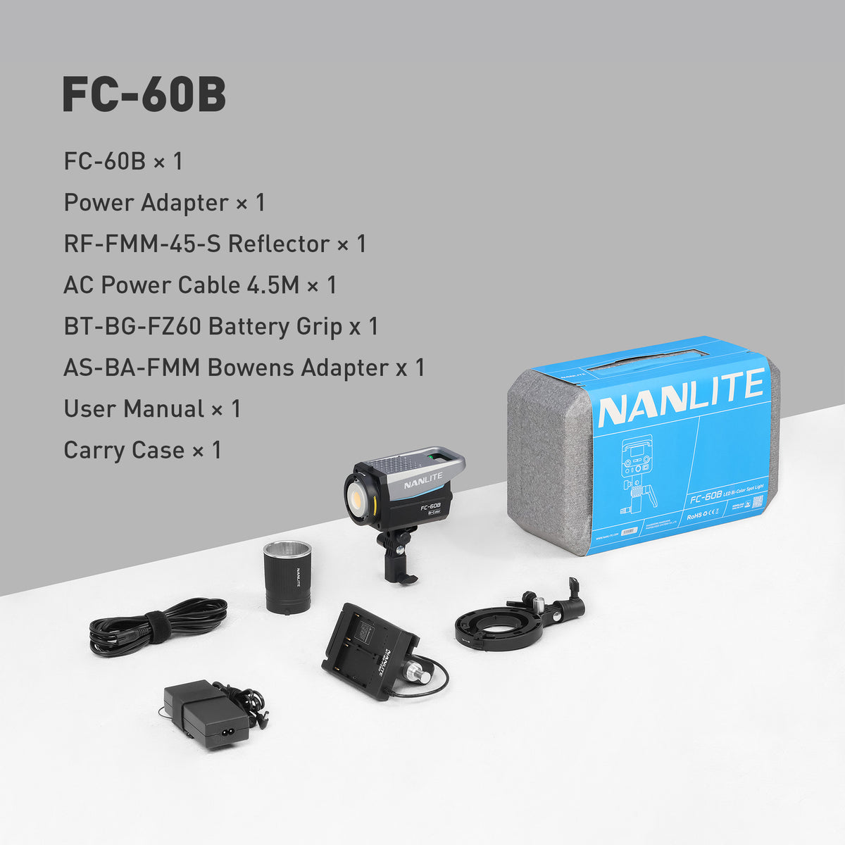 FC-60B LED Bi-Color Spotlight