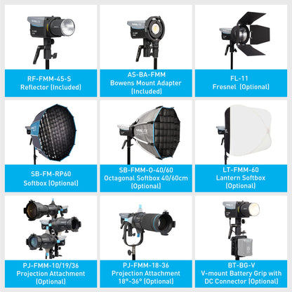 FC-60B LED Bi-Color Spotlight
