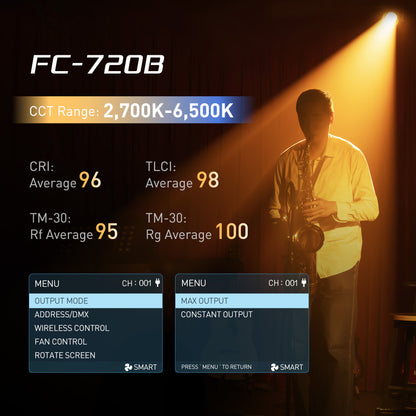 FC-720B LED Bi-Color Spotlight