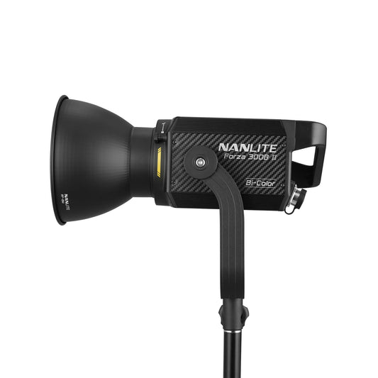 Nanlite Forza 300B II Spotlight with 55 degree reflector side view
