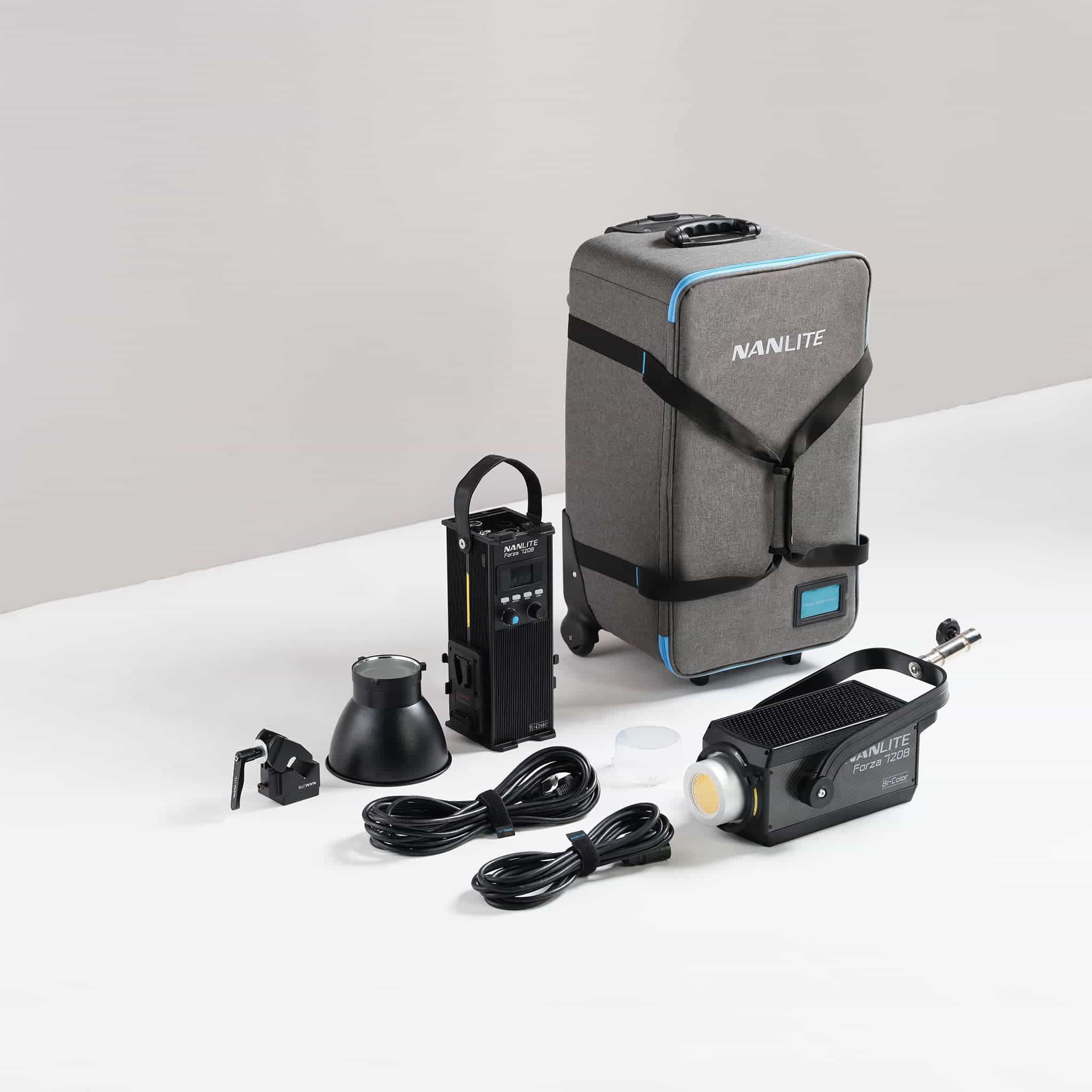 Forza 720B Bi-Color LED Spotlight with Padded Case | Nanlite