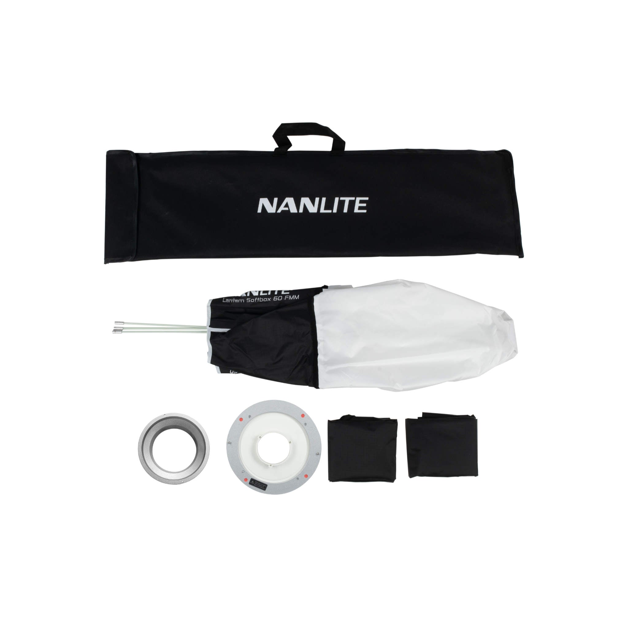 Lantern Softbox with FM Mount and Bowens Mount – Nanlite