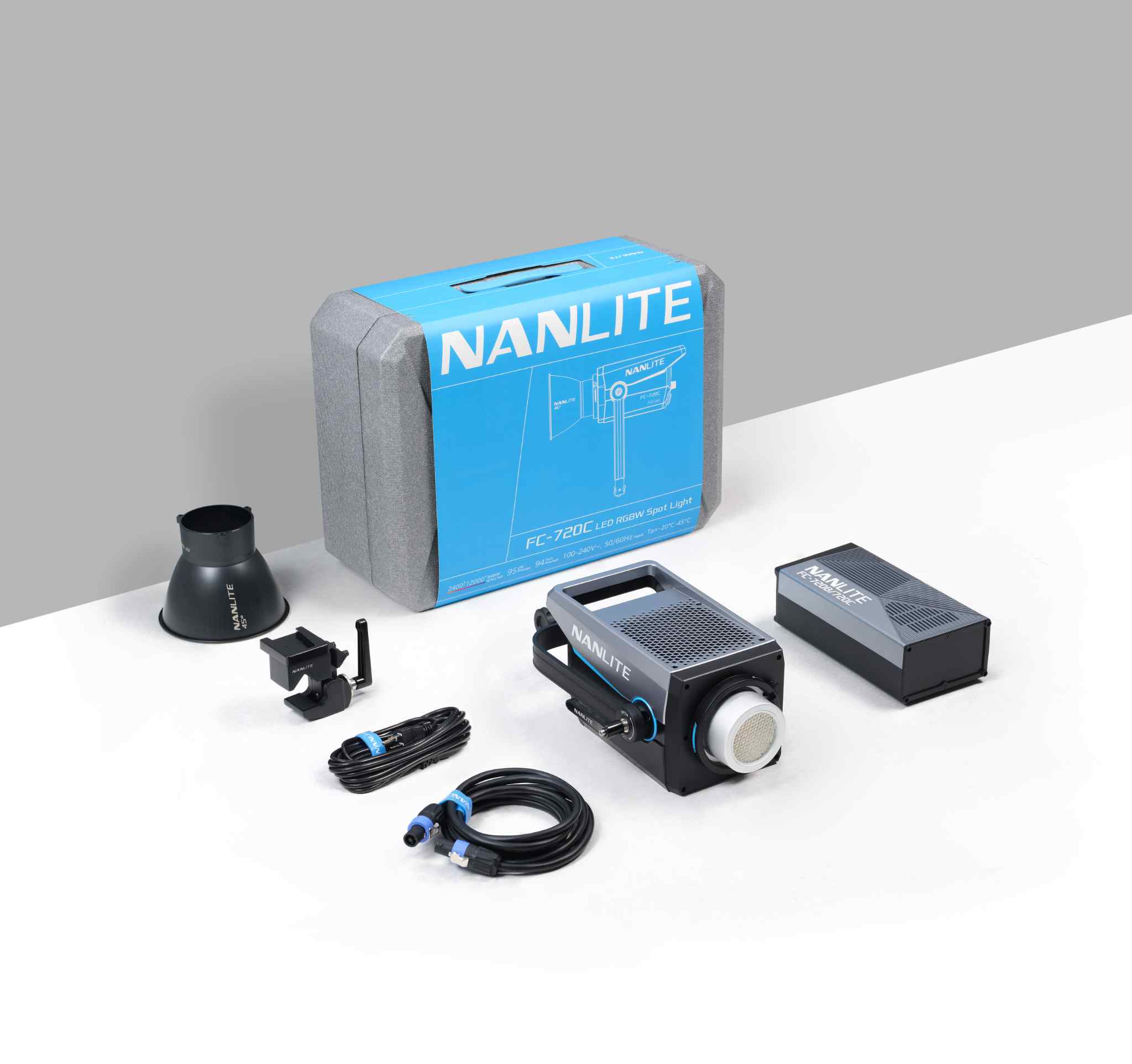 FC-720C RGBW Color LED Spotlight for Photo & Video | Nanlite