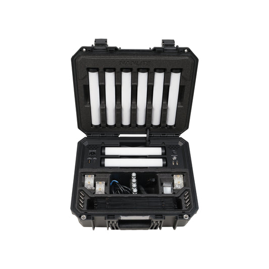 PavoTube II 6XR 10" RGBWW LED Pixel Tube with CRMX 8-Light Kit