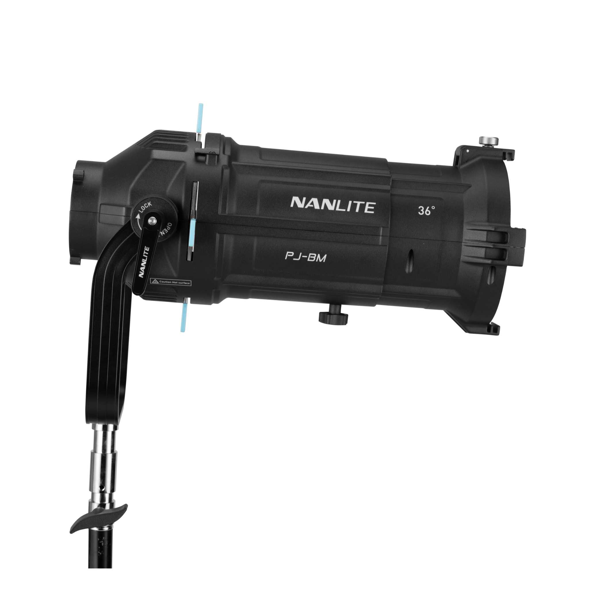 PJ-BM Projection Attachment with 36° Lens for Bowens Mount – Nanlite