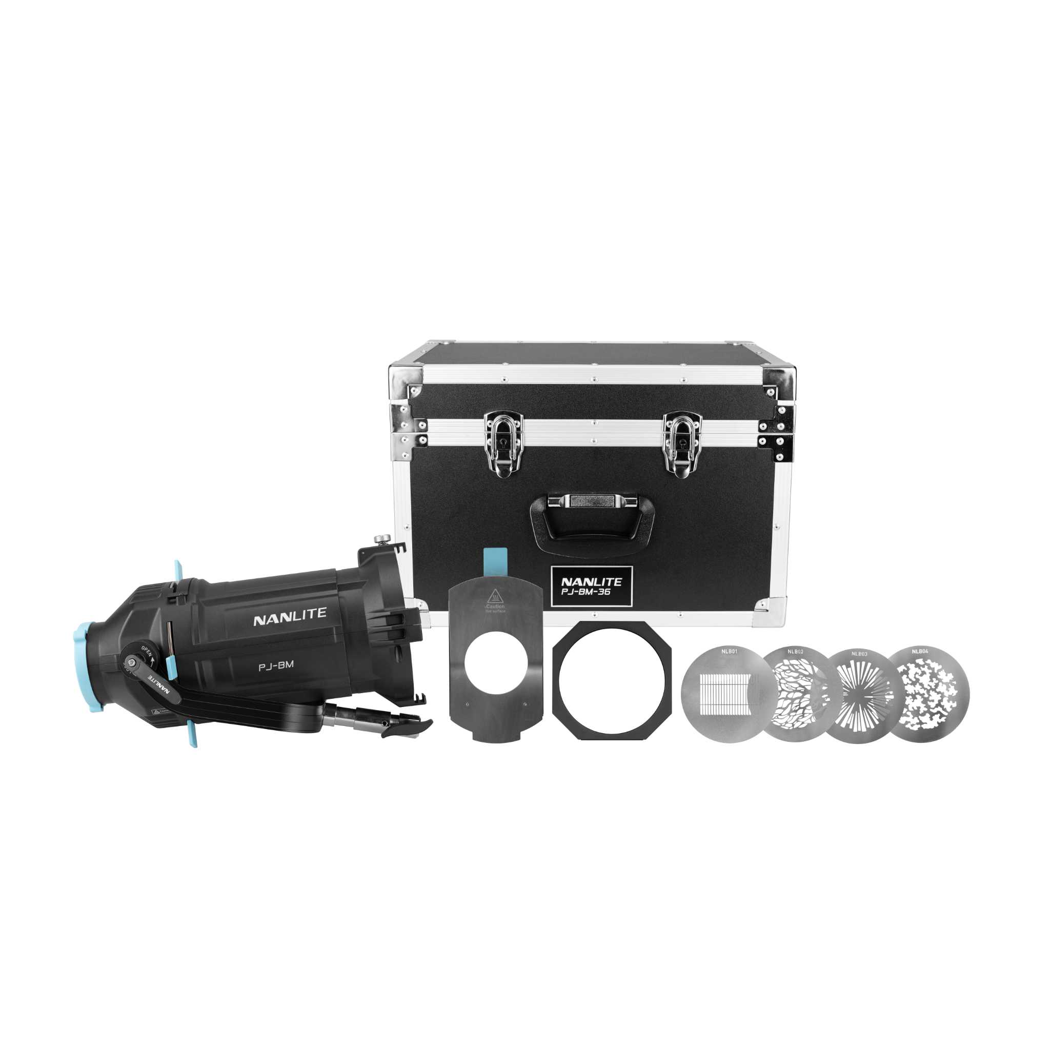 ZSYB-36 プロジェクションアタッチメントマウント 36°レンズ付属 PJ-BM Projection Attachment with 36° Lens for Bowens Mount – Nanlite