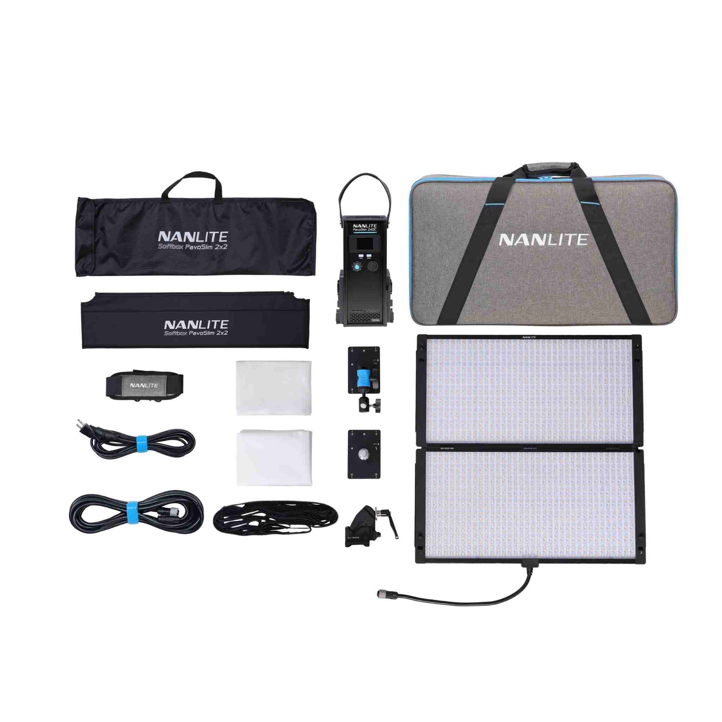 PavoSlim 240C 2x2 RGBWW LED Panel Light with CRMX