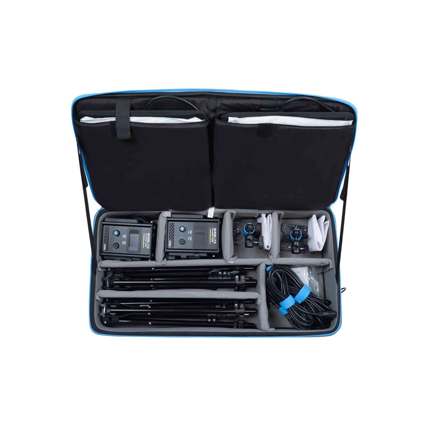 PavoSlim 60B 1x1 Bi-Color LED Panel 2-Light Kit with Pop-Up Softboxes and Light Stands