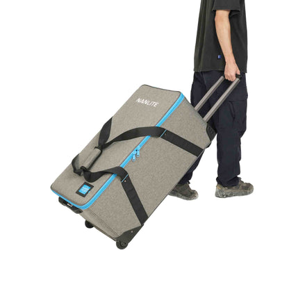 PavoSlim 60B 1x1 Bi-Color LED Panel 3-Light Kit with Pop-Up Softboxes, Stands, and Case