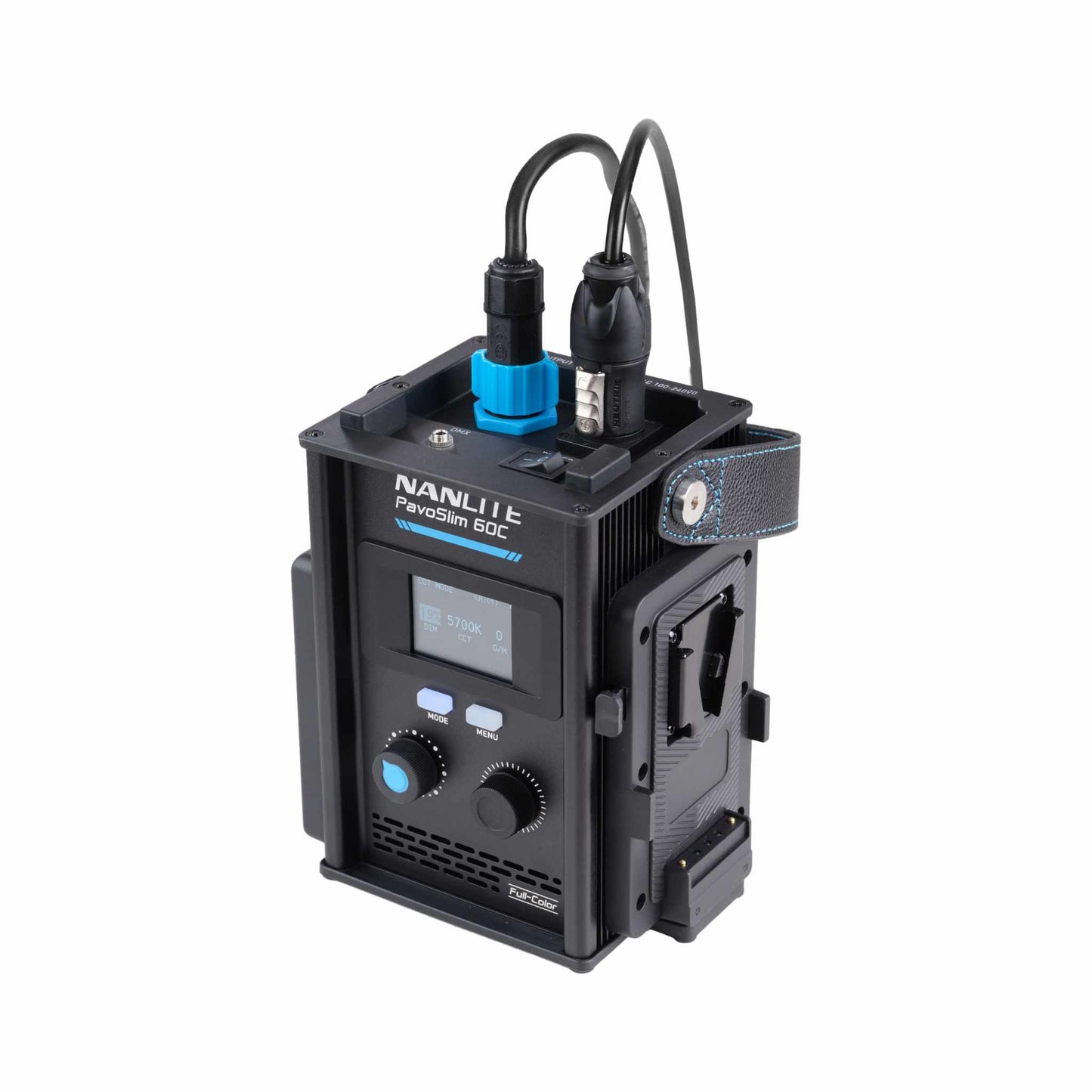 PavoSlim 60C 1x1 RGBWW LED Panel Light with CRMX