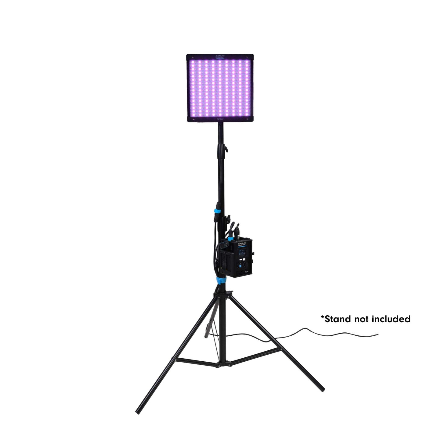 PavoSlim 60C 1x1 RGBWW LED Panel Light with CRMX