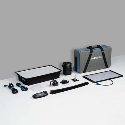 PavoSlim 120B 2x1 Bi-Color LED Panel Light with Pop-Up Softbox