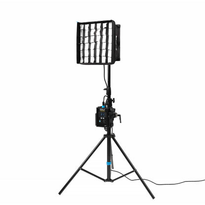 PavoSlim 60B 1x1 Bi-Color LED Panel 2-Light Kit with Pop-Up Softboxes and Light Stands