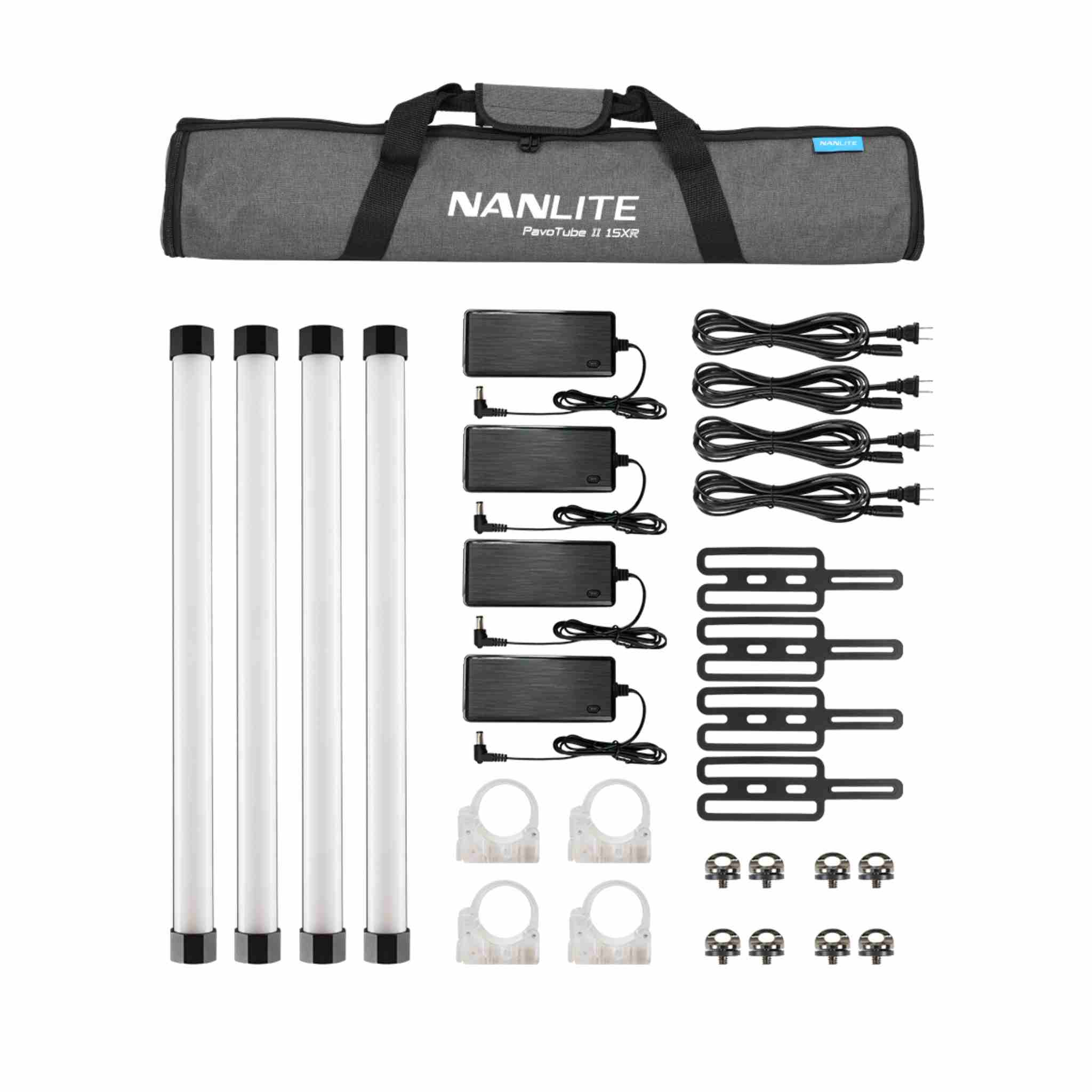 PavoTube II 15XR CRMX LED Pixel Tube 4-Light Kit | Nanlite