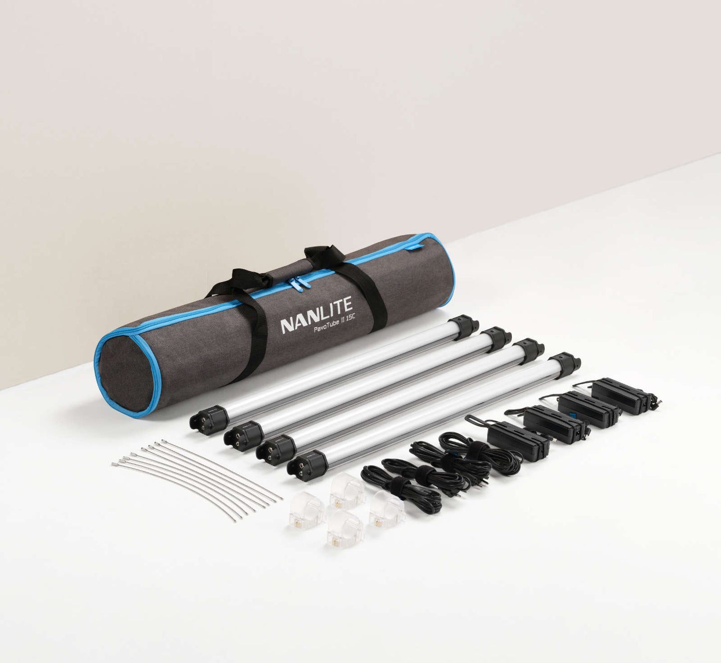 PavoTube II 15C 2-Foot RGBWW LED Tube 4-Light Kit