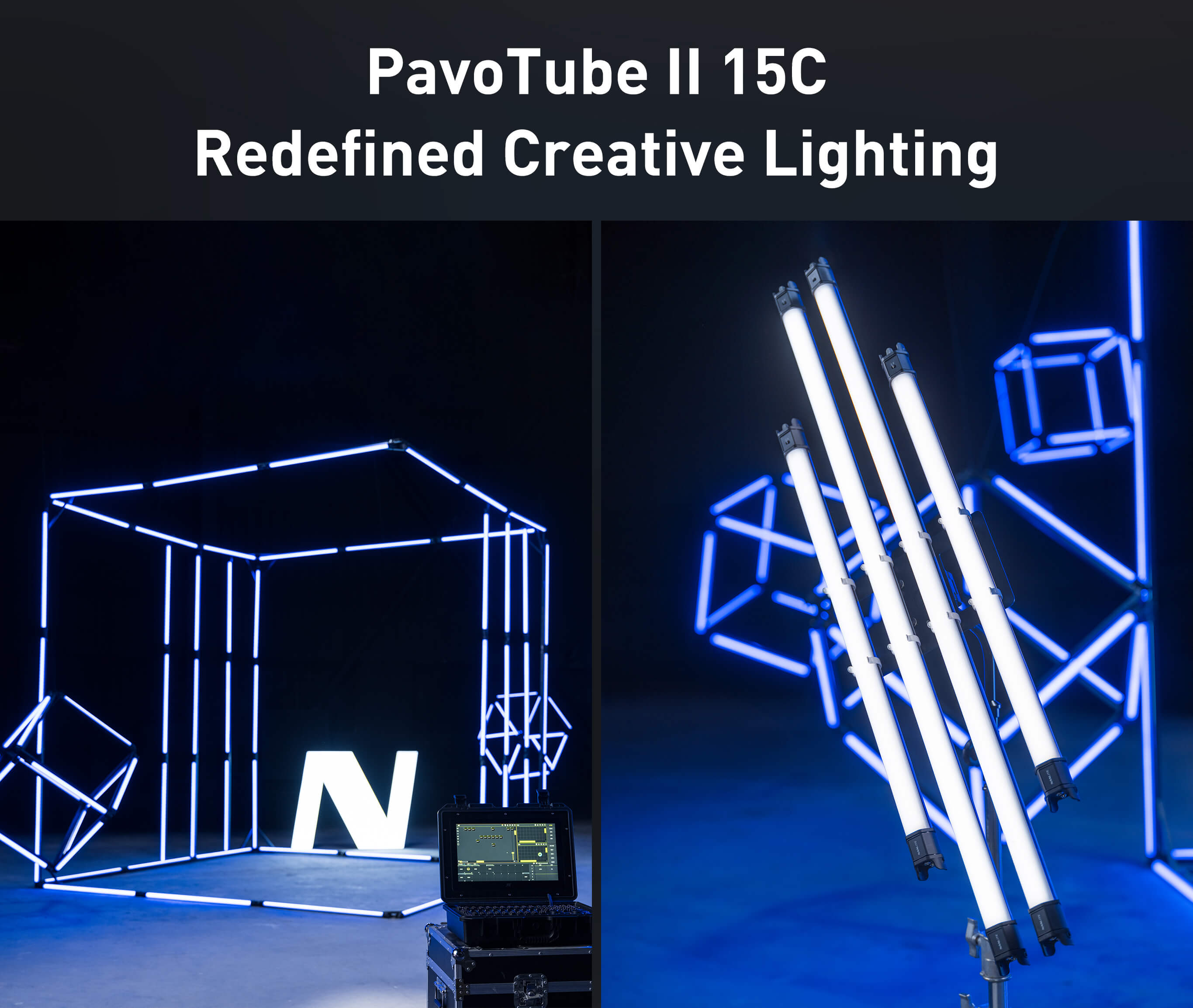 PavoTube II 15C 2-Foot RGBWW LED Tube Light | Nanlite