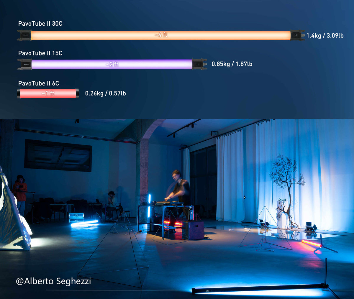 30W power, 2700K-7500K CCT, ±150 G/M adjustment for portrait and video creative lighting