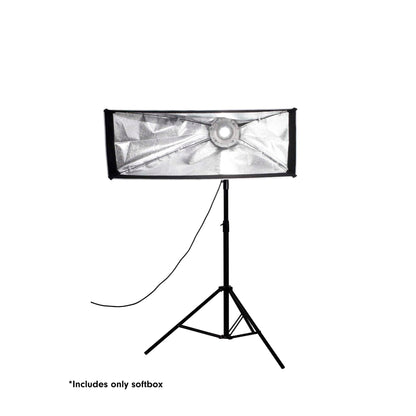 Nanlite Asymmetrical Stripbank Softbox with Bowens Mount (18x43in)