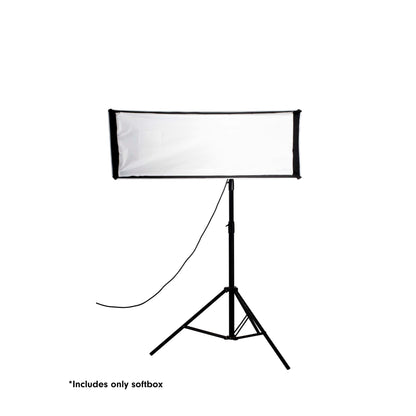 Nanlite Asymmetrical Stripbank Softbox with Bowens Mount (18x43in)