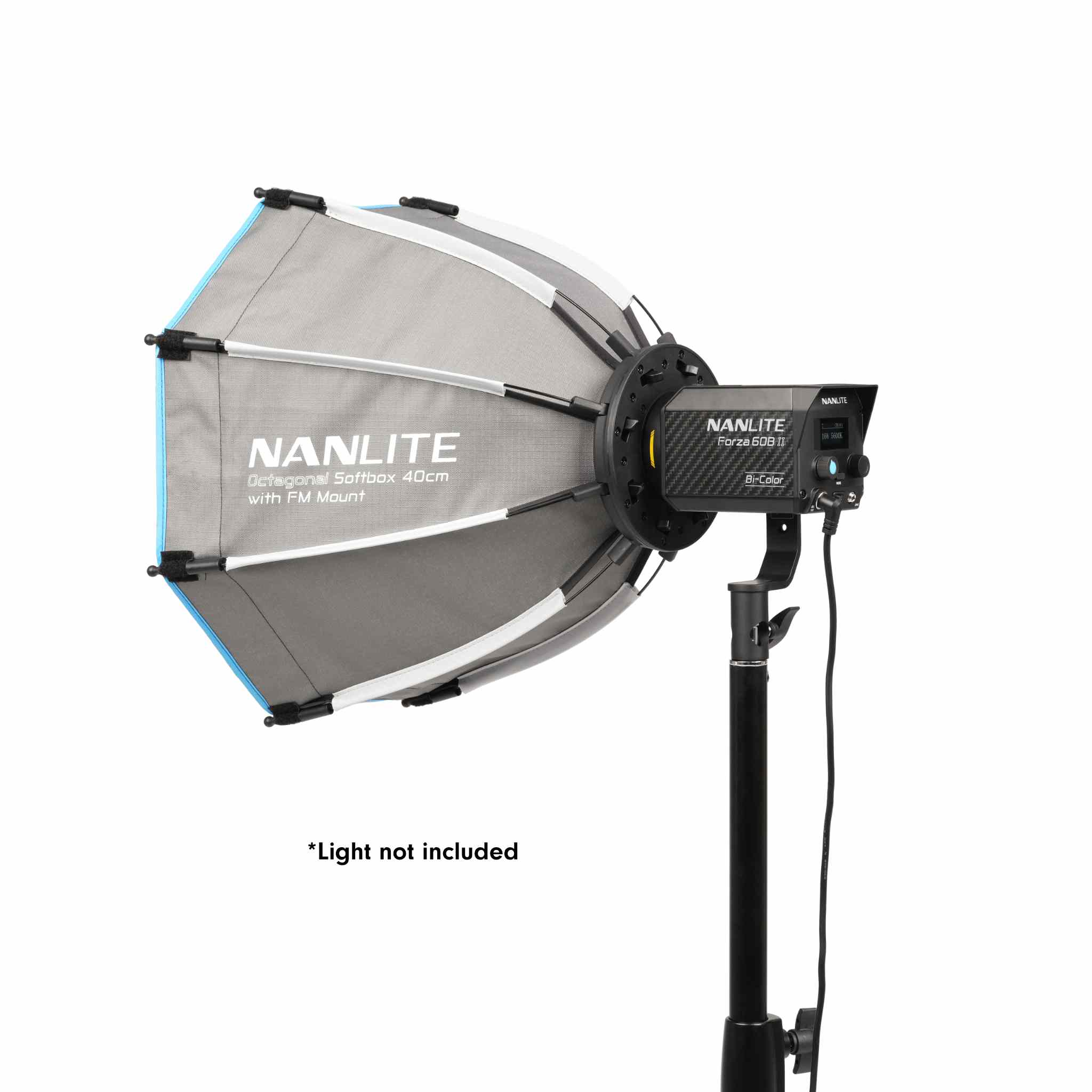 SB-FMM-O-40 Soft Light FM-Mount Softbox with Grid | Nanlite