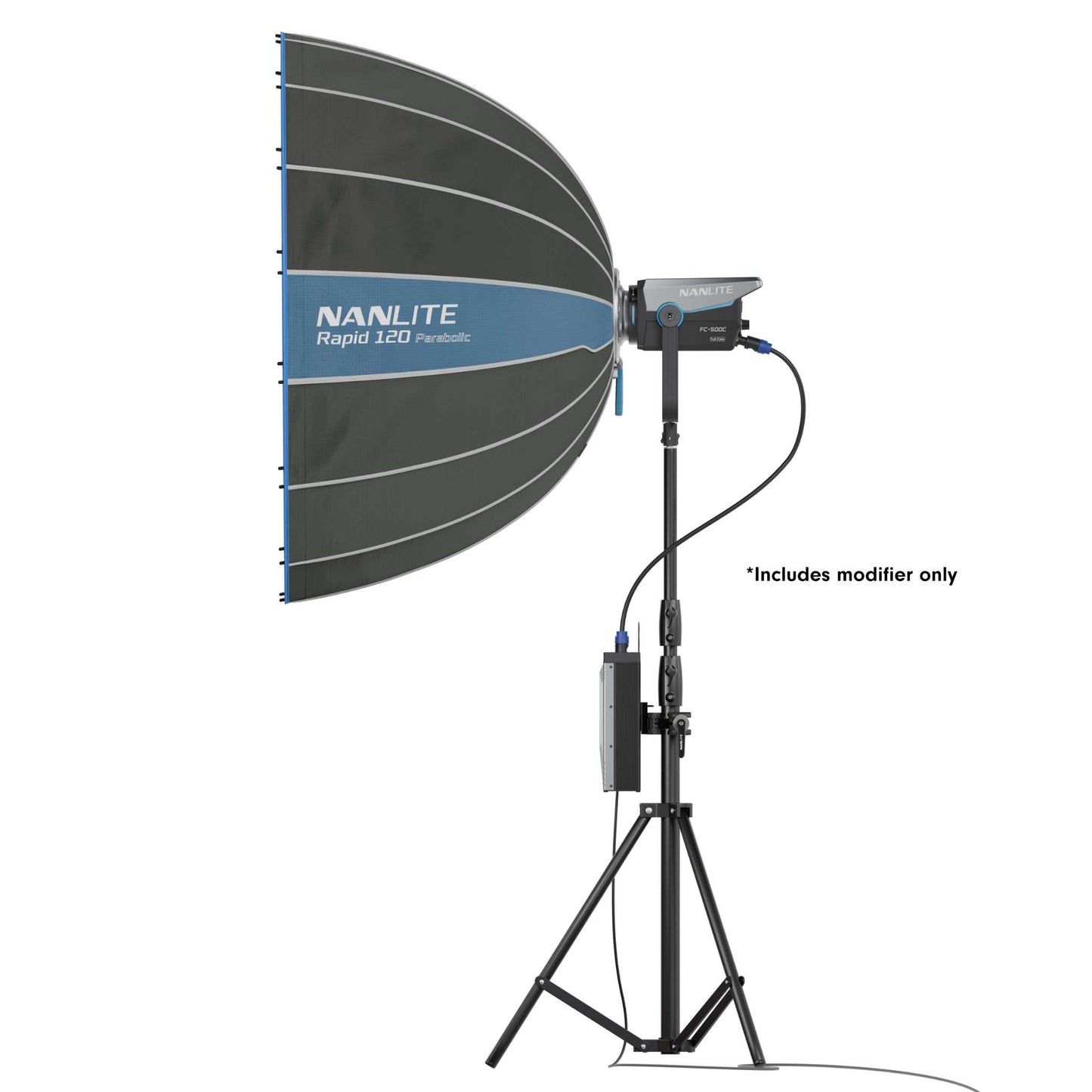 Rapid 120 Parabolic Softbox with Grid and Bowens Mount (47in)