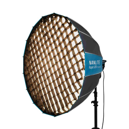 Rapid 120 Parabolic Softbox with Grid and Bowens Mount (47in)