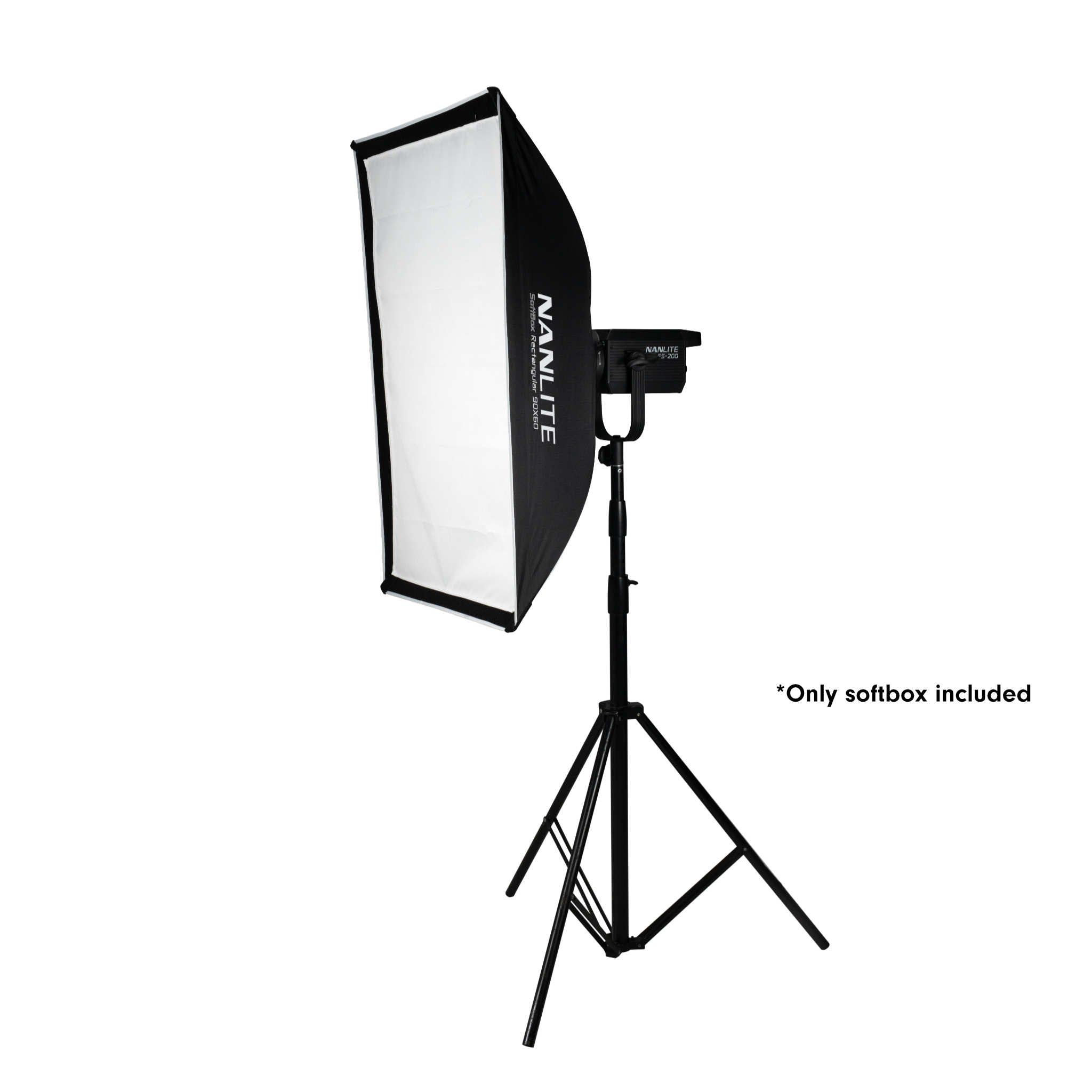 Softbox Rectangular Rectangular Softbox 90x60 with Bowens Mount (35x24in) – Nanlite