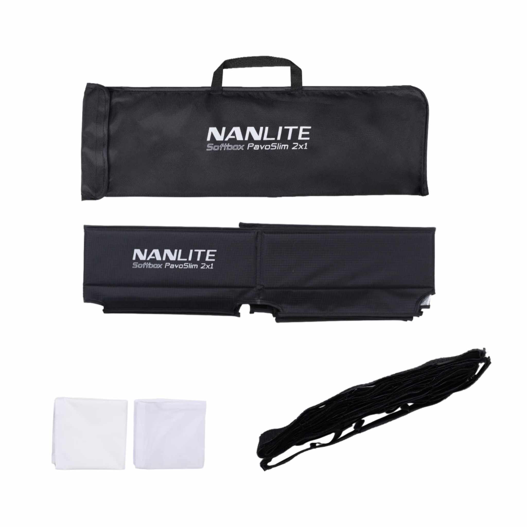 Folding Softbox and Grid for PavoSlim 120C & 120B | Nanlite
