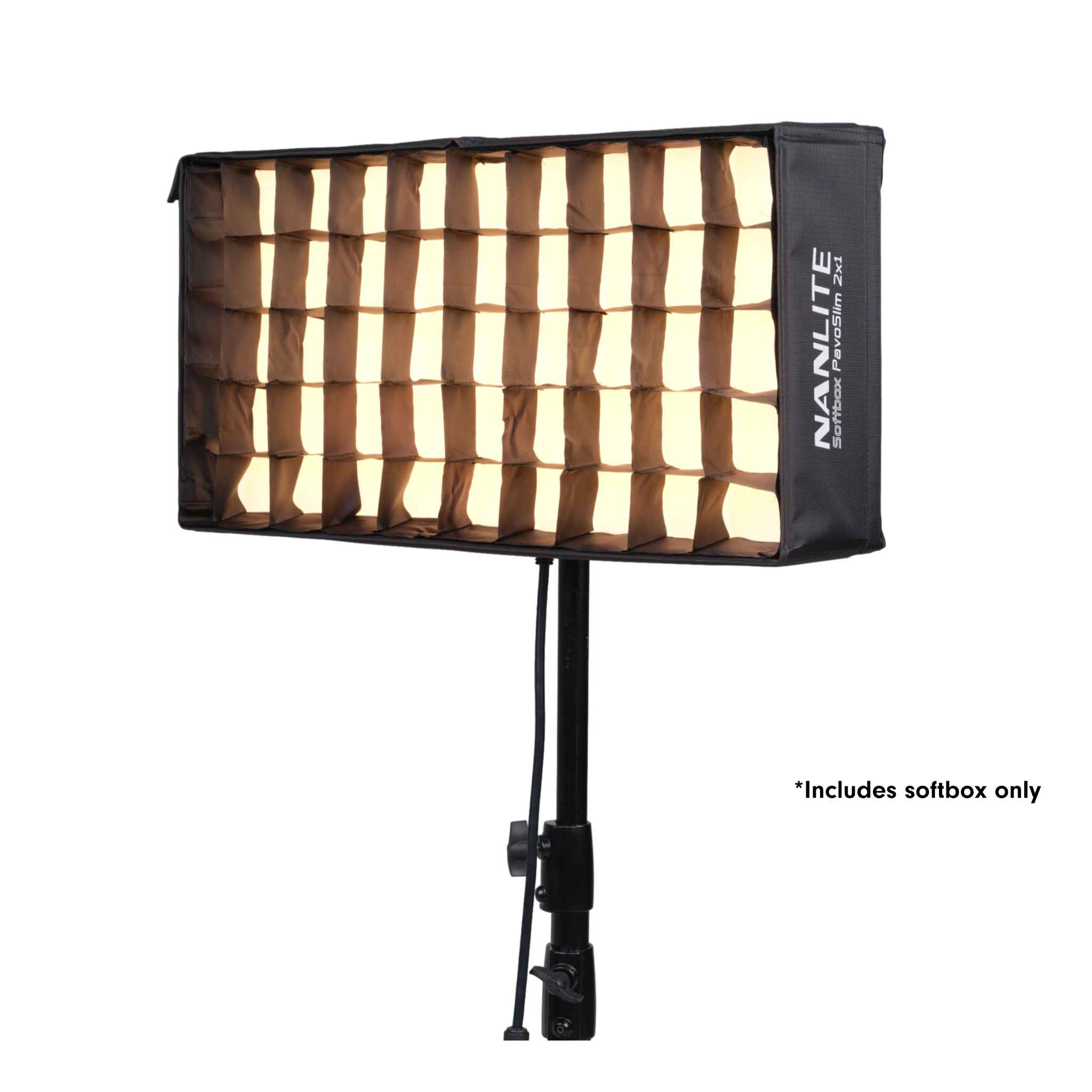 Folding Softbox and Grid for PavoSlim 120C & 120B | Nanlite