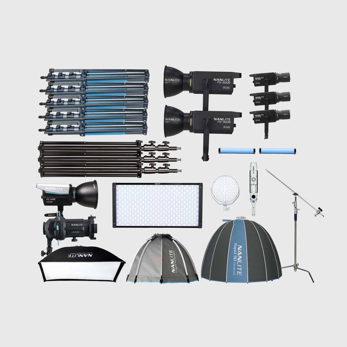 Nanlite TikTok LIVE Seated & Standing Stream Lighting Kit (11-Light Set)