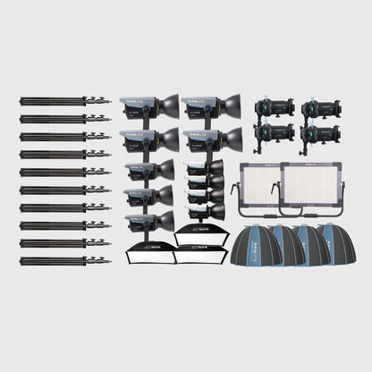 Nanlite TikTok LIVE Group Stream Lighting Kit (13-Light Set)