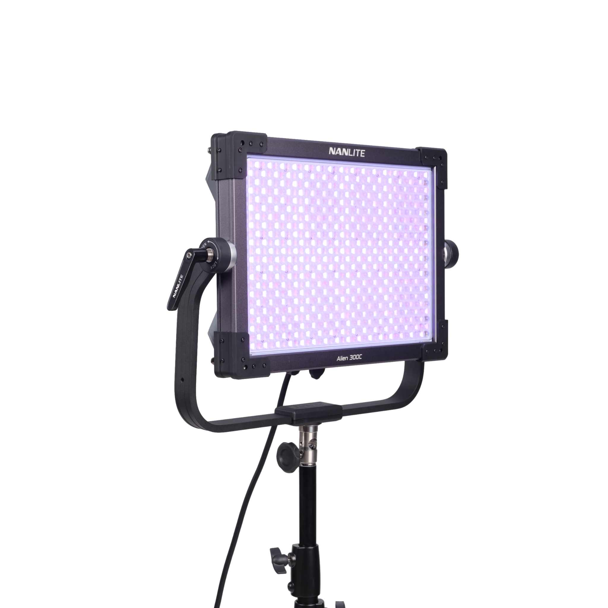 Alien 300C RGBWW LED Panel Light with IP55 & CRMX | Nanlite